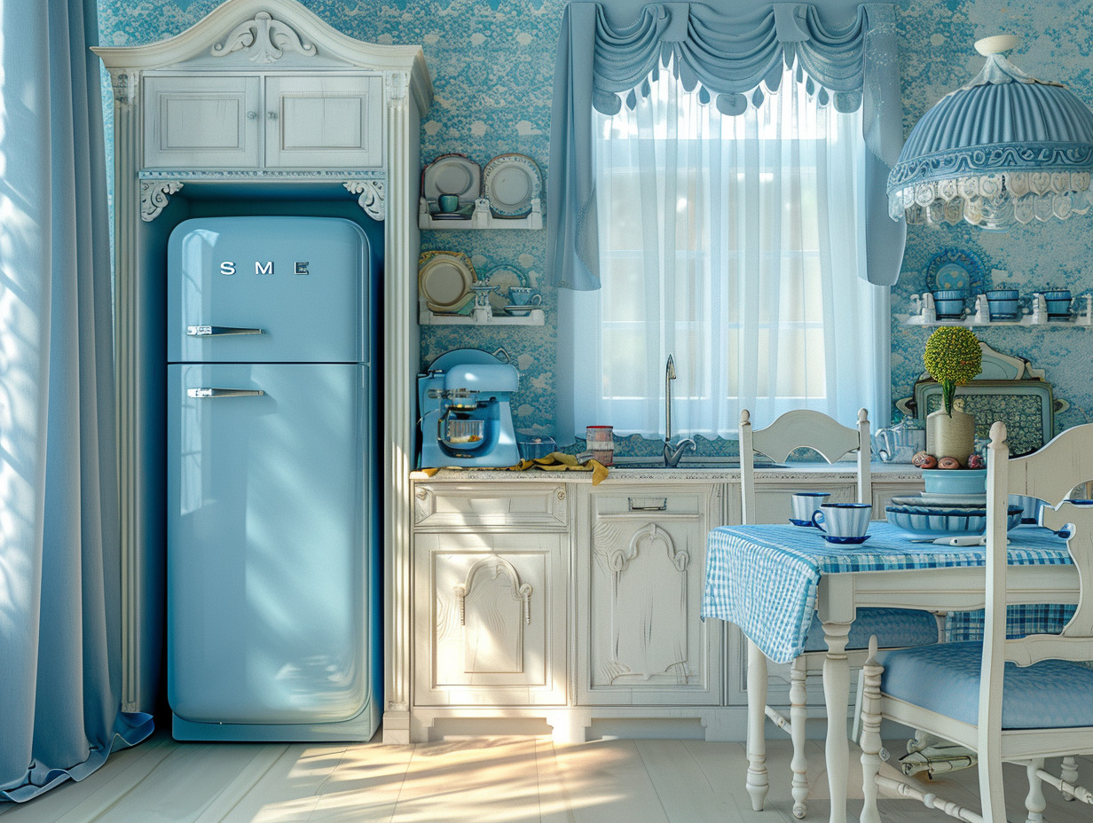 cuisine bleue