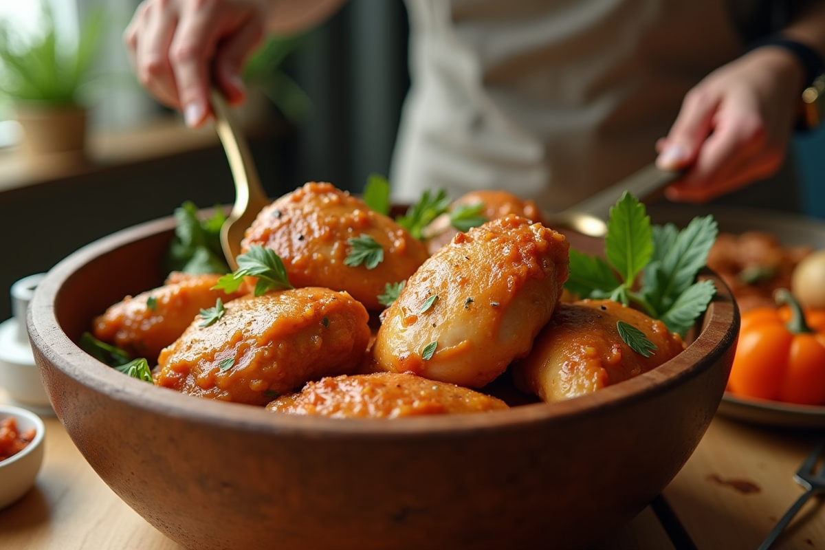 poulet cuisson